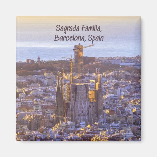 Sagrada Familia Katholieke Kerk, Barcelona, Spanje Magneet (Voorkant)