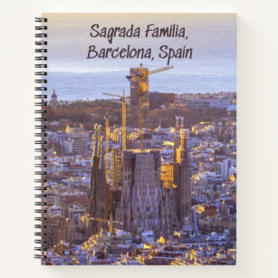 Sagrada Familia Katholieke Kerk, Barcelona, Spanje Notitieboek