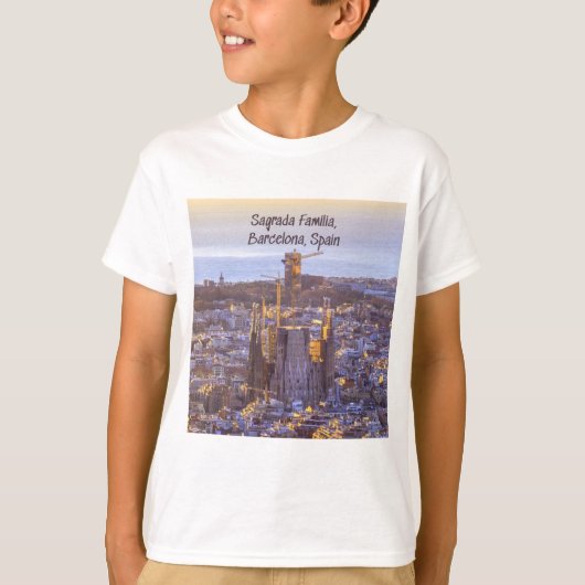 Sagrada Familia Katholieke Kerk, Barcelona, Spanje T-shirt (Voorkant)