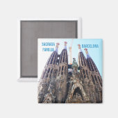 Sagrada Familia kerk Magneet (Voorkant / Achterkant)