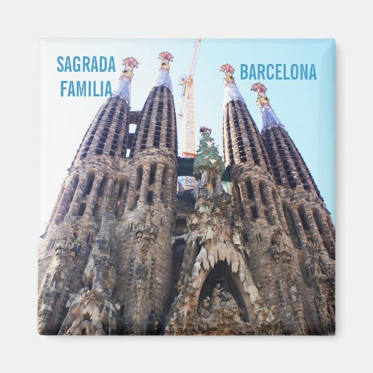Sagrada Familia kerk Magneet (Voorkant)