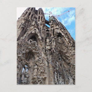 Sagrada Familia, Nationale gevel - Foto van Barcel Briefkaart