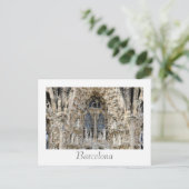 Sagrada Familia. Nativiteitsfaçade. Briefkaart (Staand voorkant)
