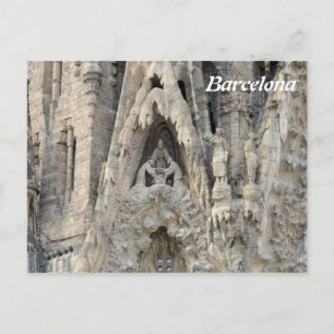 Sagrada Familia. Nativiteitsfaçade. Briefkaart