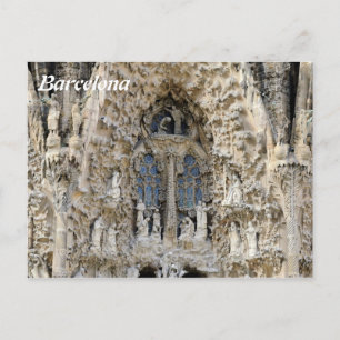 Sagrada Familia. Nativiteitsfaçade. Briefkaart