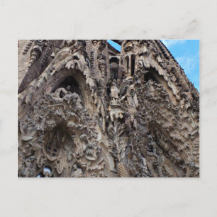 Sagrada Familia, Nativity Façade - Barcelona Photo Briefkaart