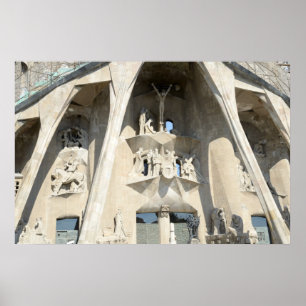 Sagrada Familia. Passion Facade Poster