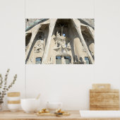 Sagrada Familia. Passion Facade Poster (Keuken)