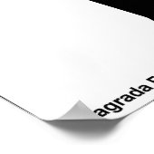 Sagrada Familia Poster (Hoek)