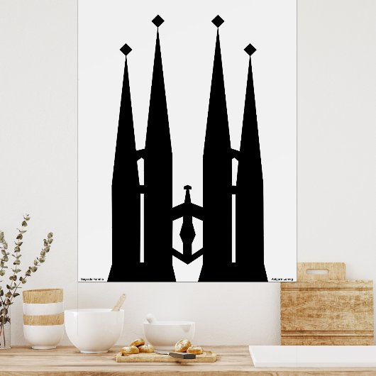 Sagrada Familia Poster (Keuken)