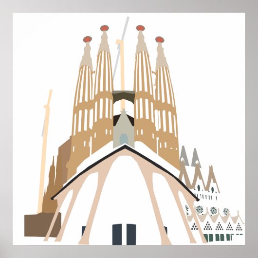 Sagrada Familia Poster (Voorkant)