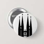 Sagrada Familia Ronde Button 5,7 Cm (Voorkant /achterkant)