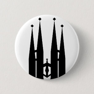 Sagrada Familia Ronde Button 5,7 Cm