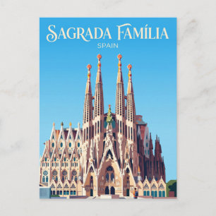 Sagrada Família Spanje Briefkaart