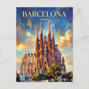 Sagrada Família Spanje Briefkaart