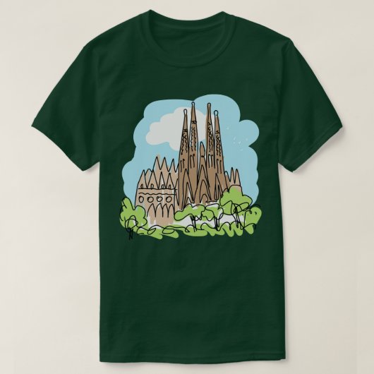 Sagrada Familia T-shirt (Design voorkant)