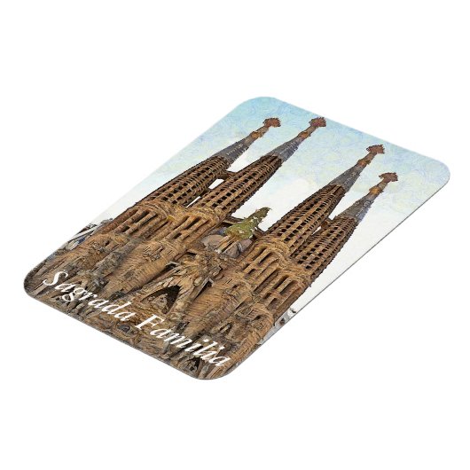 Sagrada Familia. Uitzicht 3. Magneet (Linkerzijde)