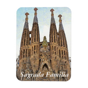 Sagrada Familia. Weergave 3. Magneet