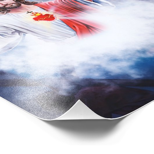 Sagrado Coração de Jesus Foto Afdruk (Hoek)