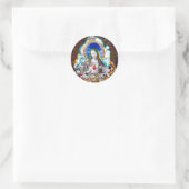 Sagrado Coração de Jesus (Sacred Heart) Ronde Sticker (Tas)