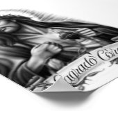 Sagrado Corazón Original Artwork Poster (Hoek)