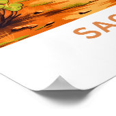 Saguaro Arizona Reisprint Poster (Hoek)