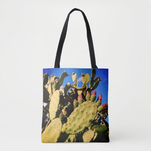 Saguaro Cacti, Cactus Planten Tote Bag (Voorkant)