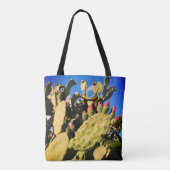 Saguaro Cacti, Cactus Planten Tote Bag (Achterkant)