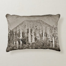 Saguaro Cactus Accent Pillow