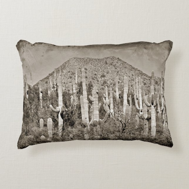 Saguaro Cactus Accent Pillow Accent Kussen (Voorkant)