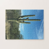 Saguaro Cactus Arizona Desert Schilderachtig Puzzl Legpuzzel (Horizontaal)