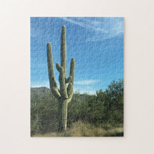 Saguaro Cactus Arizona Desert Schilderachtig Puzzl Legpuzzel
