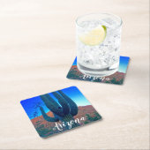 Saguaro Cactus Arizona Kartonnen Onderzetters (Insitu)