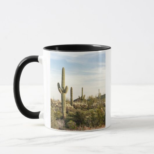 Saguaro Cactus, Arizona, Verenigde Staten Mok (Links)