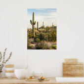 Saguaro Cactus, Arizona, Verenigde Staten Poster (Keuken)