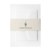 Saguaro Cactus Belly Band Uitnodigingen Wikkel (Voorkant Voorbeeld)