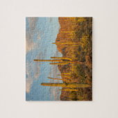 Saguaro cactus bij zonsondergang, Arizona Legpuzzel (Verticaal)