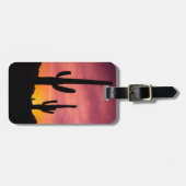 Saguaro cactus bij zonsopgang, Arizona Bagagelabel (Voorkant horizontaal)