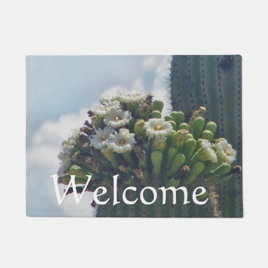 Saguaro cactus blooms deurmat (Voorkant)