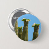 Saguaro Cactus Blossom Ronde Button 5,7 Cm (Voorkant /achterkant)