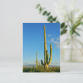 Saguaro Cactus Briefkaart (Staand voorkant)