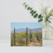 Saguaro Cactus Briefkaart (Staand voorkant)