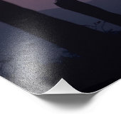 Saguaro Cactus Carnegiea gigantea), Sunset, Foto Afdruk (Hoek)