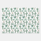 Saguaro Cactus Desert Aloe Planten Holiday Gift Inpakpapier Vel (Voorkant 3)