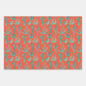 Saguaro Cactus Desert Aloe Planten Holiday Gift Inpakpapier Vel (Voorkant)