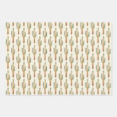 Saguaro Cactus Desert Planten Earthy Neutral Gift Inpakpapier Vel (Voorkant 2)