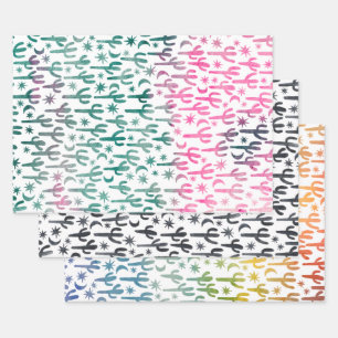 Saguaro Cactus Desert Waterverf Natuur Botanisch Inpakpapier Vel