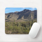 Saguaro Cactus en Catalina Mountains, Tucson AZ Muismat (Met muis)