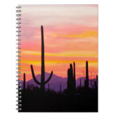 Saguaro Cactus Forest op Sunset Notitieboek (Voorkant)