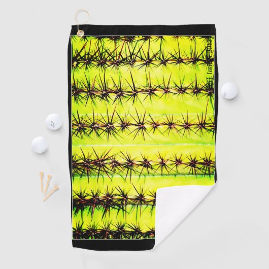 Saguaro Cactus Golf Towel Golfhanddoek (Insitu)